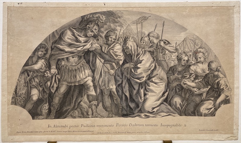 In Alexandri Pectus Pudicitiae munimento Persicis Oculorum tormentis Inexpugnabile / El Encuentro de Alejandro Magno con Sisigambis